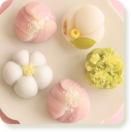 春の生菓子の写真